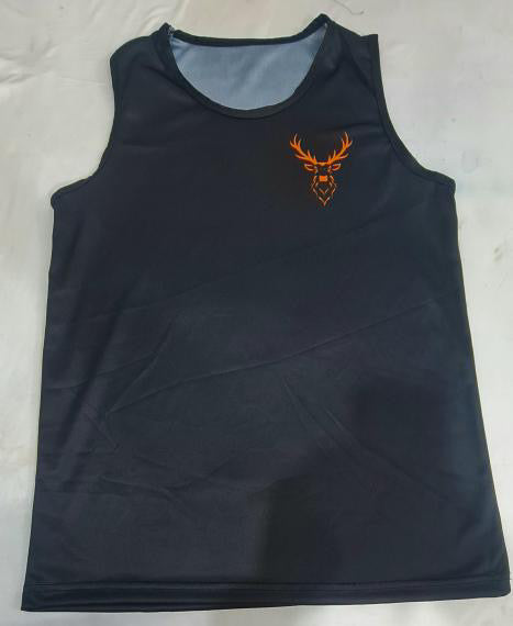 Black and Orange Tank Top