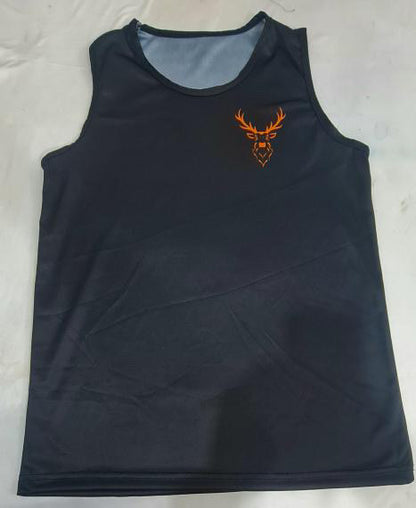 Black and Orange Tank Top